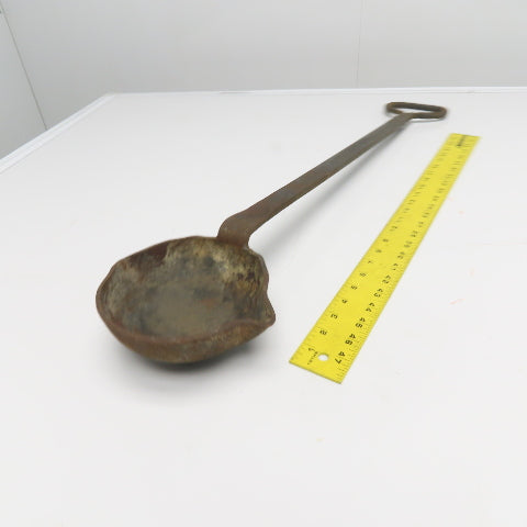 6" Antique Metal Casting Ladle 33" OAL