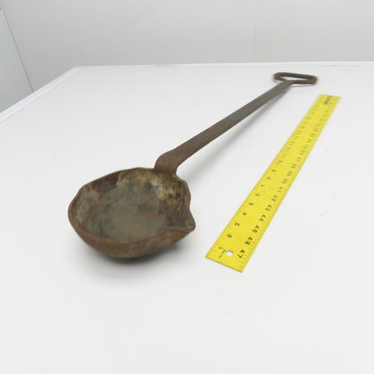 6" Antique Metal Casting Ladle 33" OAL