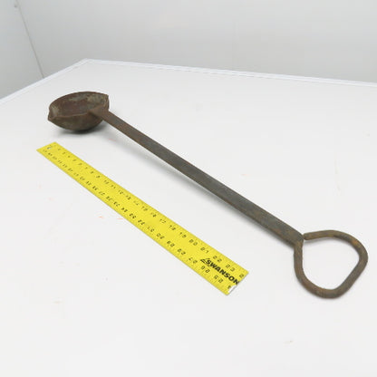 6" Antique Metal Casting Ladle 33" OAL