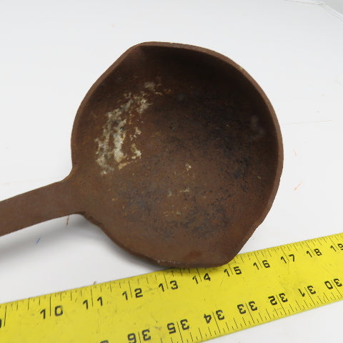 6" Antique Metal Casting Ladle 26" OAL