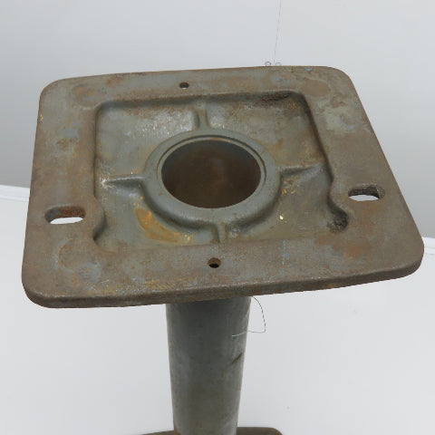 Vintage Bench Grinder Vise Stand 30-1/2" Tall