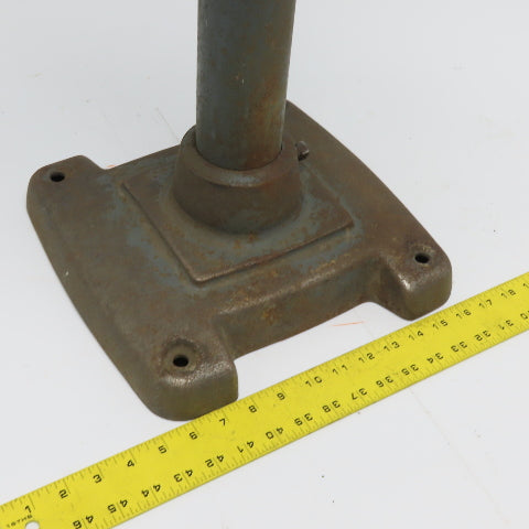 Vintage Bench Grinder Vise Stand 30-1/2" Tall