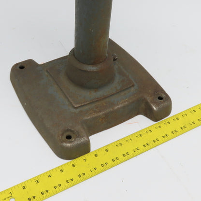 Vintage Bench Grinder Vise Stand 30-1/2" Tall