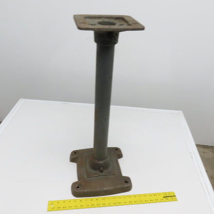 Vintage Bench Grinder Vise Stand 30-1/2" Tall