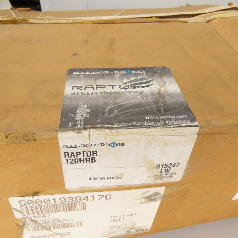 Dodge 015247 Raptor 120HRB Coupling Hub 4 5/8" Bore