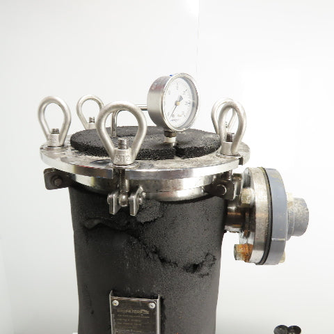 PRM BFHBFH2 7-1/16" x 32" 304 Stainless Steel Bag Filter Housing 150PSI 2"In/Out