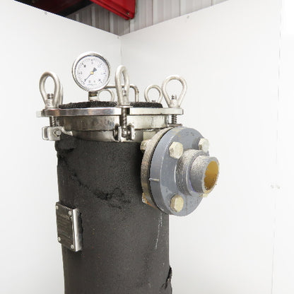 PRM BFHBFH2 7-1/16" x 32" 304 Stainless Steel Bag Filter Housing 150PSI 2"In/Out
