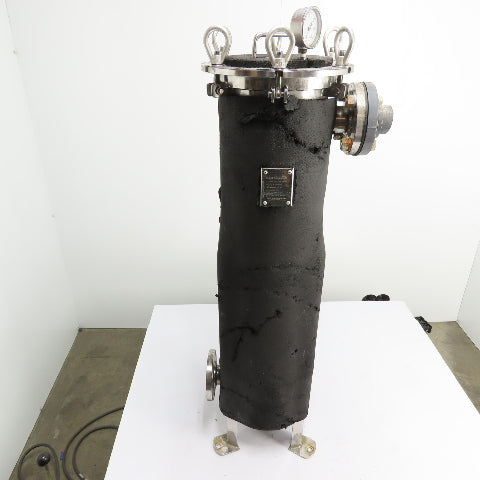 PRM BFHBFH2 7-1/16" x 32" 304 Stainless Steel Bag Filter Housing 150PSI 2"In/Out