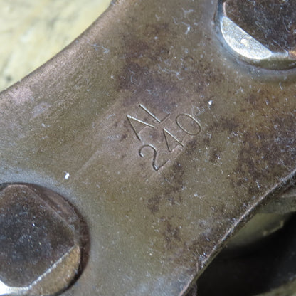 AL240 Heavy Duty Single Strand Riveted Roller Chain 3" Pitch 19' Long