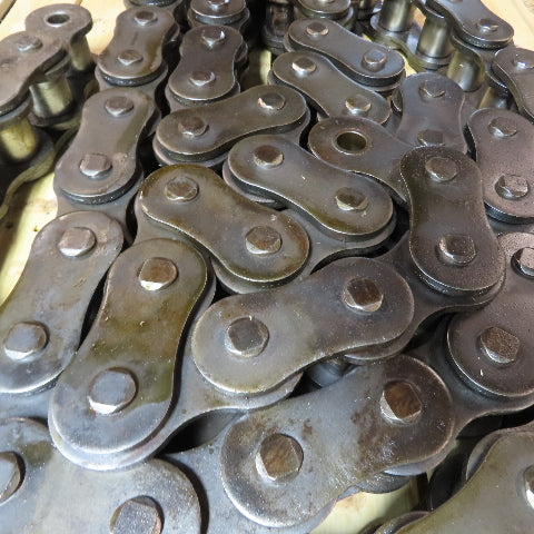 AL240 Heavy Duty Single Strand Riveted Roller Chain 3" Pitch 19' Long