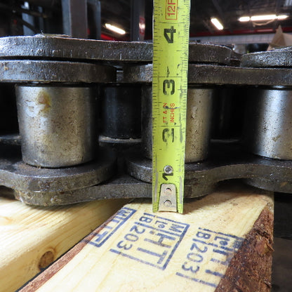 AL240 Heavy Duty Single Strand Riveted Roller Chain 3" Pitch 19' Long