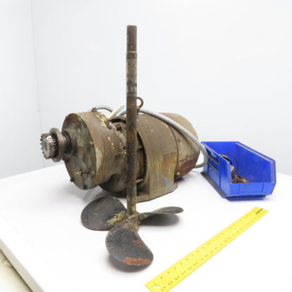 Master Electric Electric Mixing Gear Motor 3Ph 230/460V 60Hz 402RPM Impeller