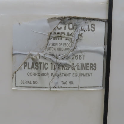 Norwesco 500 Gallon Vertical Non Corrosive Poly Chemical Storage Tank
