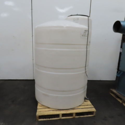 Norwesco 500 Gallon Vertical Non Corrosive Poly Chemical Storage Tank