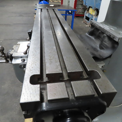 Bridgeport 9" x 48" Knee Milling Machine X-Y DRO Maxi Torque Power Draw Bar