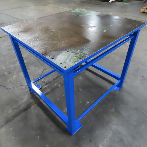 39" x 43" Steel Top Work Bench Welding Table 1" Top 36" Tall