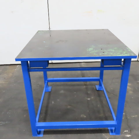 39" x 43" Steel Top Work Bench Welding Table 1" Top 36" Tall