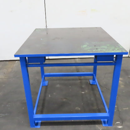 39" x 43" Steel Top Work Bench Welding Table 1" Top 36" Tall