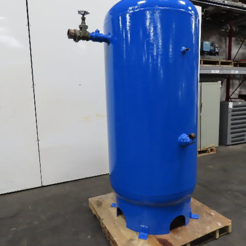 295 Gallon Vertical Compressed Air Reciever Storage Tank 200 PSI
