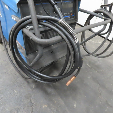 Miller 452 Deltaweld MIG Wire Welder 450A 480V 3Ph D-75S Dual Feeder Wheel Pkg.