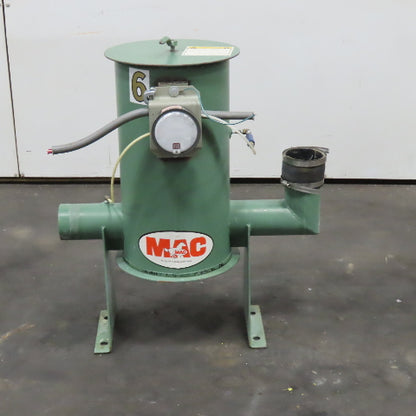 MAC Inline Process Dust Filter Unit 4" Duct