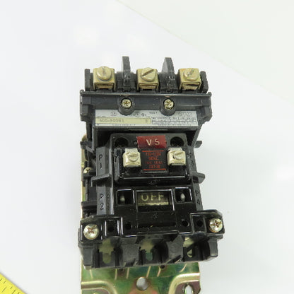 Allen-Bradley 500-B0D93 Size 1 Contactor 3-Pole 27A 600VAC Max 115-120V Coil