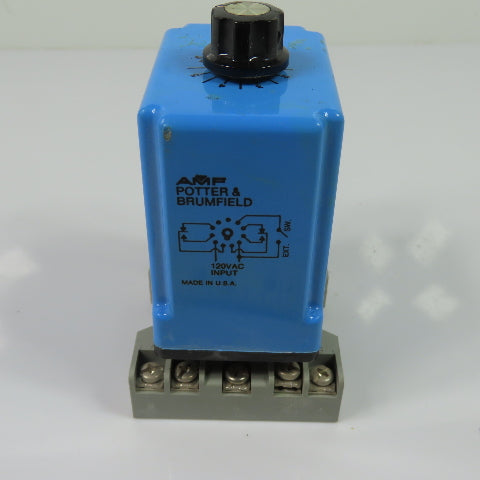 Potter & Brumfield CB-1023B78 Time Delay Relay 120VAC 10A 0.6-60 Sec