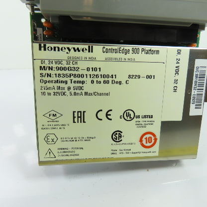 Honeywell 900G32-0101 ControlEdge 900 Platform DI 24VDC 32-Channel Input Module