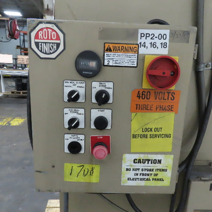 Roto-Finish Bulk Dry Material Dust Collector Dryer Vibratory Feeder 208-460V 3Ph