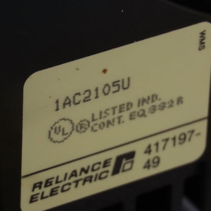 Reliance Electric 1AC2105U 5HP AC VS Drive 230V 3Ph