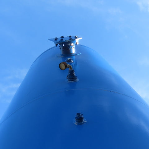1550 Gallon Vertical Compressed Air Reciever Storage Tank 150PSI