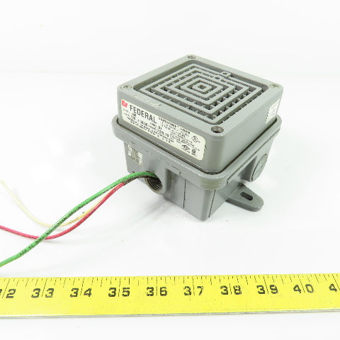 Federal Signal Model 350 Vibratone Horn 120VAC 0.22A Ser B1