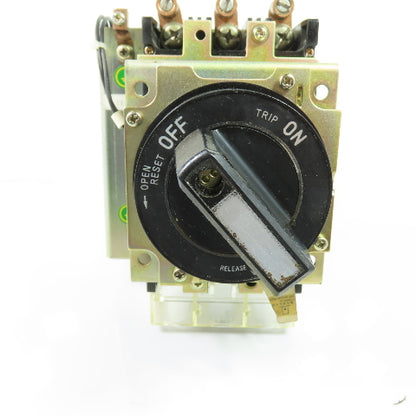 Fuji Electric EA103A Molded Case Circuit Breaker 3Ph 100A 240V W/ Disconnect