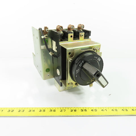 Fuji Electric EA103A Molded Case Circuit Breaker 3Ph 100A 240V W/ Disconnect