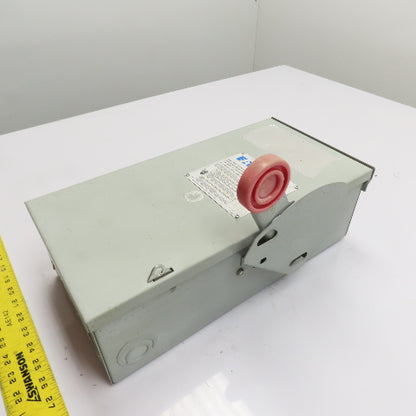 Eaton Cutler-Hammer DH362URK 60A 3-P Non-Fusible Safety Disconnect Switch 600VAC