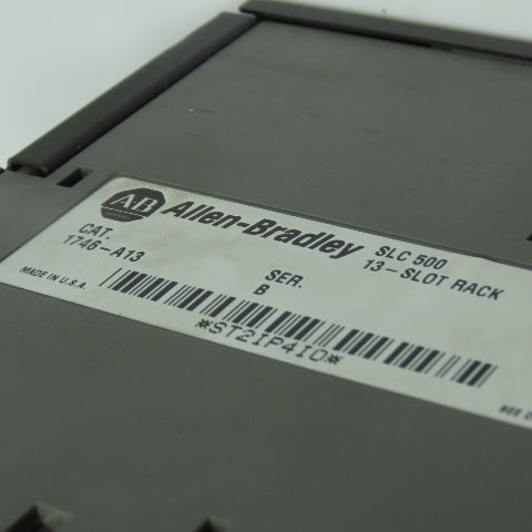Allen-Bradley 1746-A13 SLC 500 13-Slot Rack Chassis W/ 1746-P2 & (10)1746-IA16