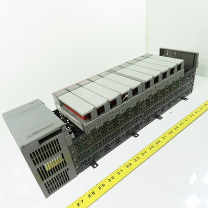 Allen-Bradley 1746-A13 SLC 500 13-Slot Rack Chassis W/ 1746-P2 & (10)1746-IA16