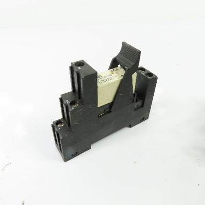 IDEC SQ1V-07B RQ1V-CM-A24 Relay W/ Socket Base 12A 250VAC 24V Coil Lot Of 2