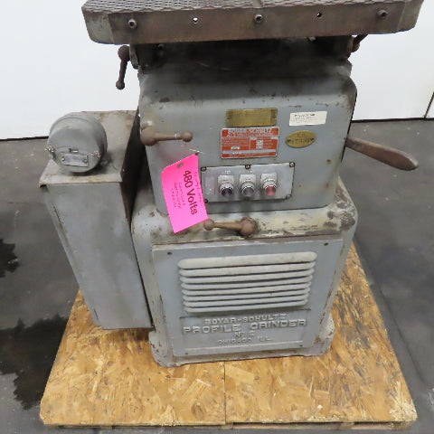 Boyar Schultz No. 2 Dual Spindle Profile Grinder 2Hp 480V 3Ph
