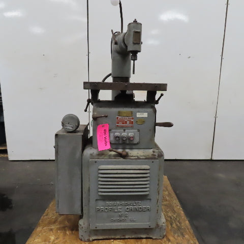 Boyar Schultz No. 2 Dual Spindle Profile Grinder 2Hp 480V 3Ph