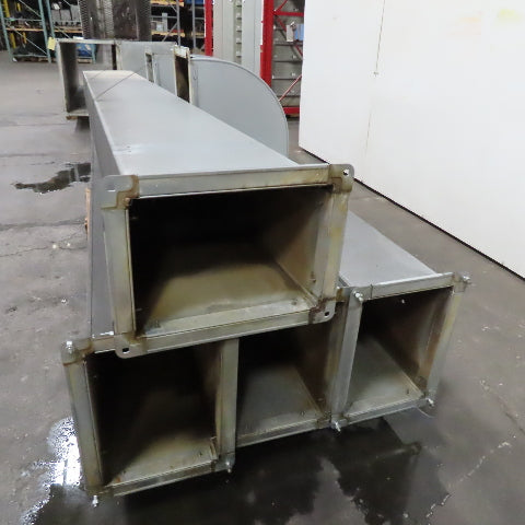 13" x 10" Rectangular Ventilation Duct 40' Run W/ 2 90° Elbows
