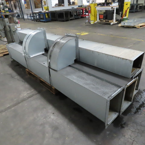 13" x 10" Rectangular Ventilation Duct 40' Run W/ 2 90° Elbows