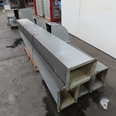 13" x 10" Rectangular Ventilation Duct 40' Run W/ 2 90° Elbows