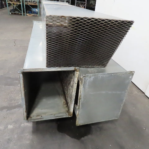 26" x 21" Rectangular Ventilation Intake Trunk Line Duct 40' Run