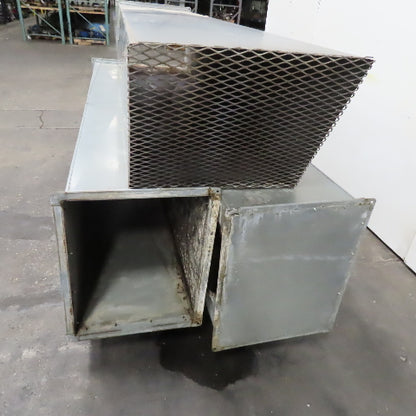 26" x 21" Rectangular Ventilation Intake Trunk Line Duct 40' Run