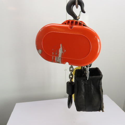 CM Lodestar Model RRS 2Ton 4000LB Electric Chain Hoist 20'Lift 16FPM 230/460 3Ph