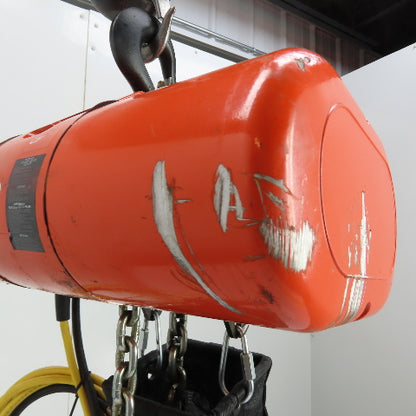 CM Lodestar Model RRS 2Ton 4000LB Electric Chain Hoist 20'Lift 16FPM 230/460 3Ph