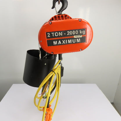 CM Lodestar Model RRS 2Ton 4000LB Electric Chain Hoist 20'Lift 16FPM 230/460 3Ph