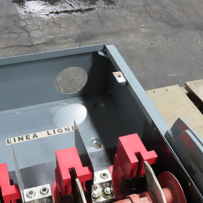 Square D H366N 600A Type 1 Fused Safety Electrical Disconnect 600VAC 300VDC