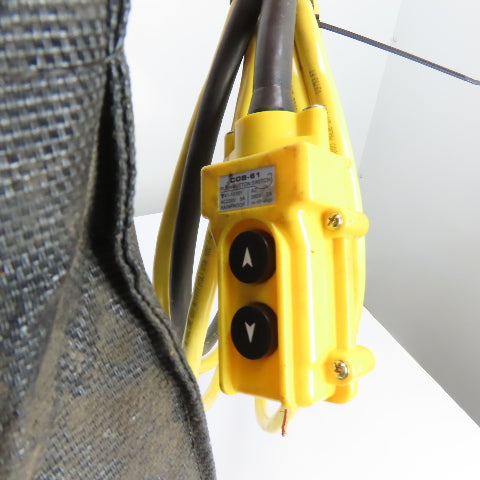 CM Lodestar Model RRS 2Ton 4000LB Electric Chain Hoist 20'Lift 16FPM 230/460 3Ph